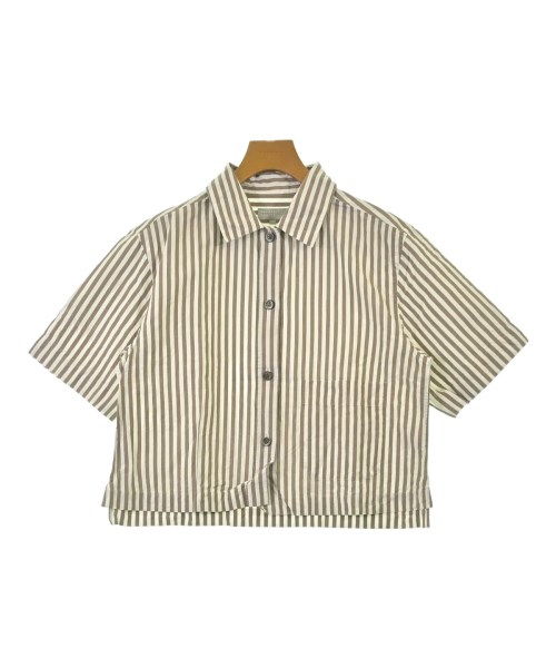 MARGARET HOWELL(マーガレットハウエル)カジュアルシャツ 茶 サイズ:2(M位)/2200674561229