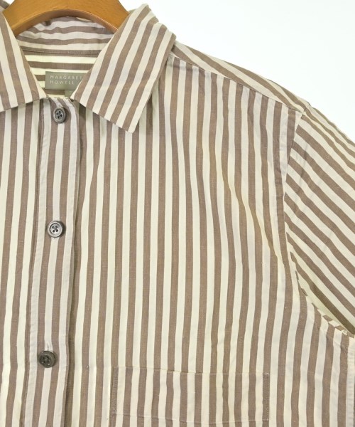 MARGARET HOWELL（マーガレットハウエル）カジュアルシャツ 茶 サイズ:2(M位) レディース/2200674561229