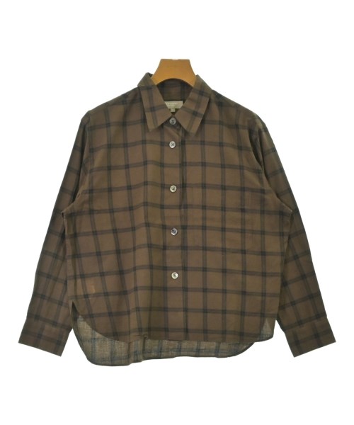 MARGARET HOWELL(マーガレットハウエル)カジュアルシャツ 茶 サイズ:2(M位)/2200674561267