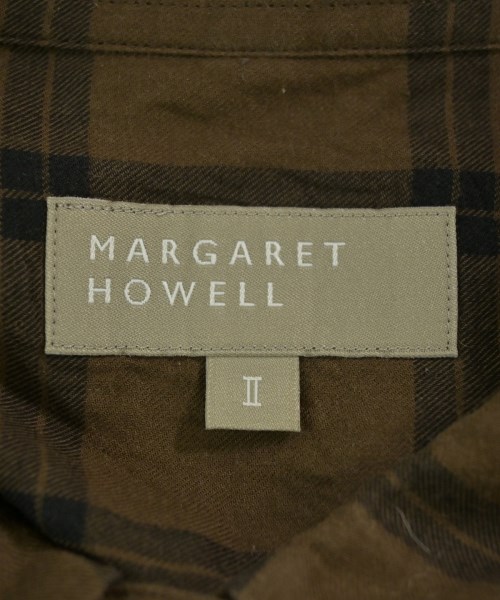 MARGARET HOWELL（マーガレットハウエル）カジュアルシャツ 茶 サイズ:2(M位) レディース/2200674561267