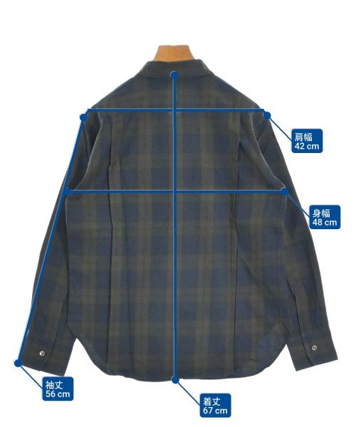 MARGARET HOWELL（マーガレットハウエル）カジュアルシャツ カーキ サイズ:2(M位) レディース/2200674561274