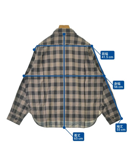 MARGARET HOWELL（マーガレットハウエル）カジュアルシャツ 茶 サイズ:2(M位) レディース/2200674561298