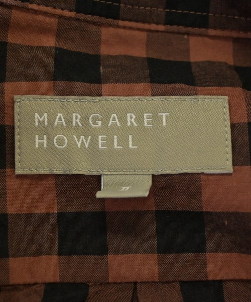 MARGARET HOWELL（マーガレットハウエル）ブラウス 茶 サイズ:2(M位) レディース/2200674561311