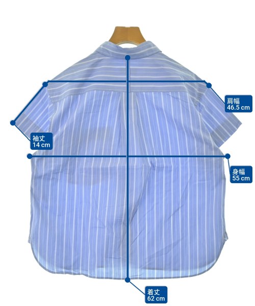 MARGARET HOWELL（マーガレットハウエル）カジュアルシャツ 青 サイズ:2(M位) レディース/2200674561328