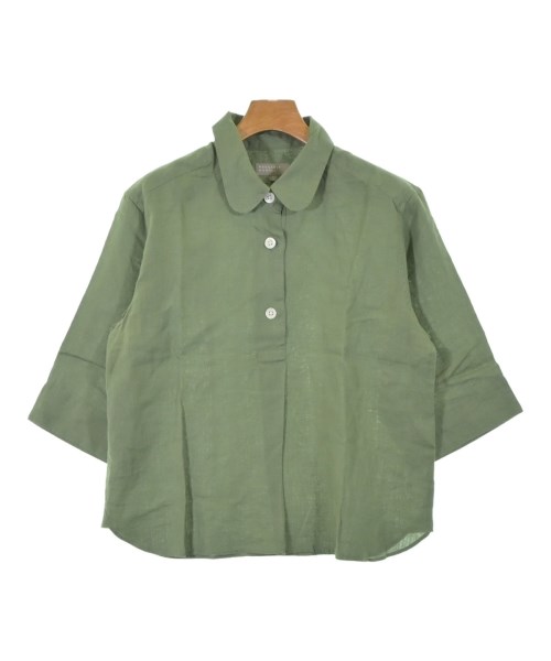 MARGARET HOWELL(マーガレットハウエル)ブラウス カーキ サイズ:2(M位)/2200674561335