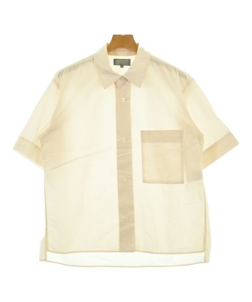 【美品】MARGARET HOWELL シャツ サイズI イエロー　春　夏 MARGARET HOWELL（マーガレットハウエル）カジュアルシャツ ピンク