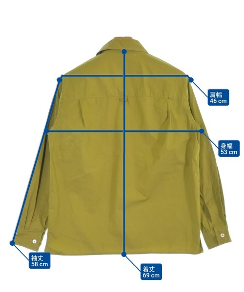 MARGARET HOWELL（マーガレットハウエル）カジュアルシャツ カーキ サイズ:M メンズ/2200677446011