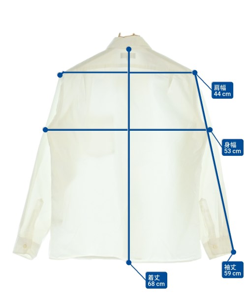 MARGARET HOWELL（マーガレットハウエル）カジュアルシャツ 白 サイズ:M メンズ/2200677446042