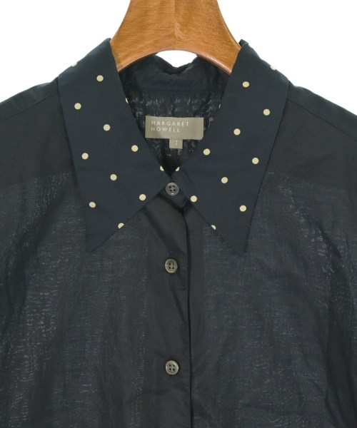 MARGARET HOWELL（マーガレットハウエル）カジュアルシャツ 黒 サイズ:1(S位) レディース/2200673577023