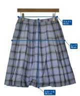 MARGARET HOWELL（マーガレットハウエル）ひざ丈スカート 青 サイズ:1(S位) レディース/2200677913049