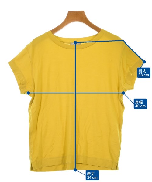 MARGARET HOWELL（マーガレットハウエル）Tシャツ・カットソー 黄 サイズ:1(S位) レディース/2200676783124
