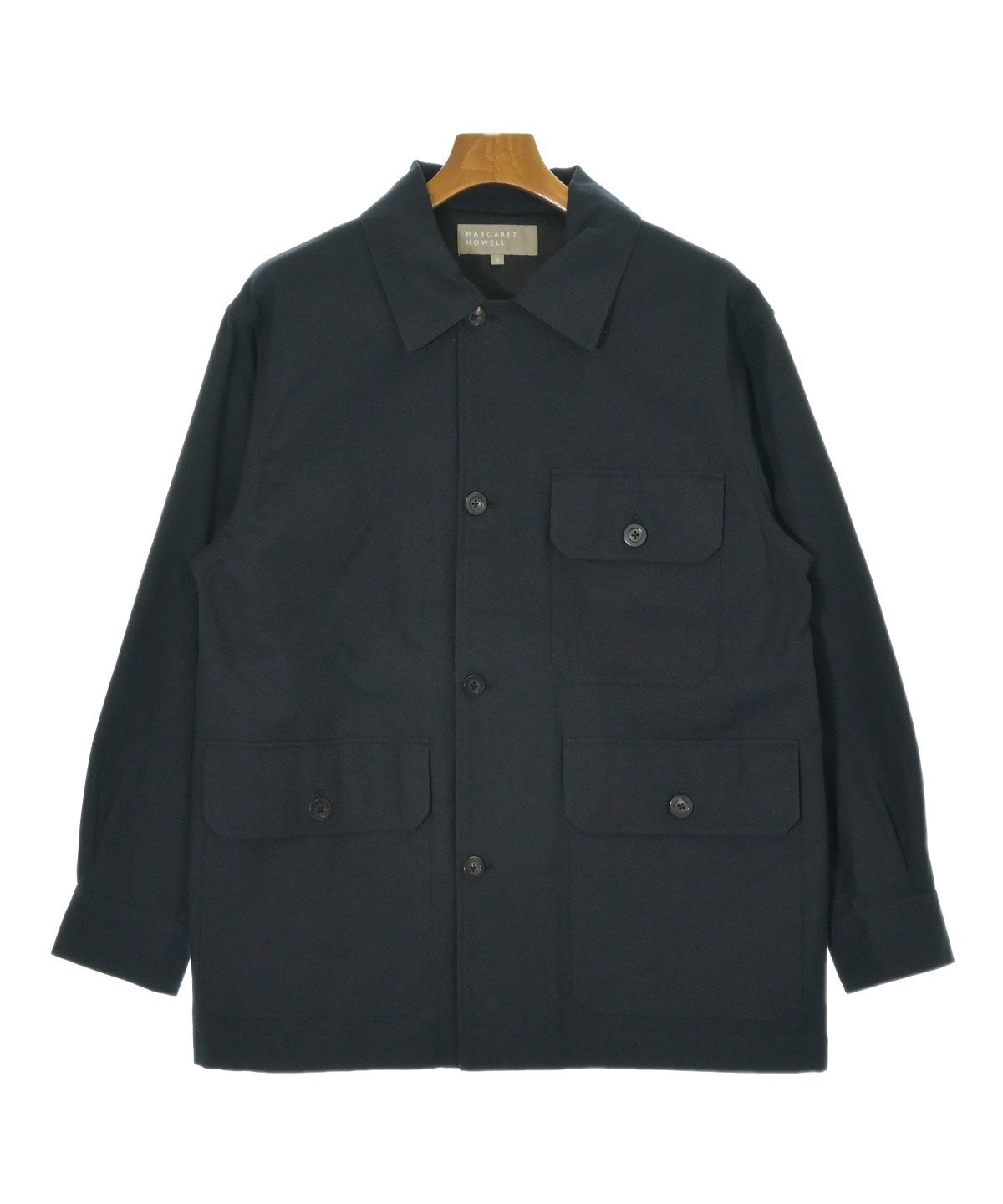 MARGALET HOWELLマーガレットハウエル★シャツブルゾン MARGARET HOWELL（マーガレットハウエル） シャツ HIGHDENSE COTTON