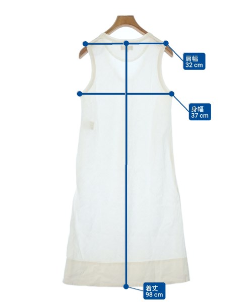MARGARET HOWELL（マーガレットハウエル）ワンピース 白 サイズ:2(M位) レディース/2200694252022