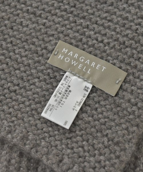 MARGARET HOWELL（マーガレットハウエル）マフラー グレー サイズ:- レディース/2200690033373