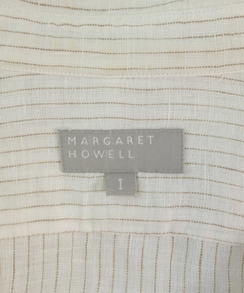 MARGARET HOWELL（マーガレットハウエル）カジュアルシャツ 白 サイズ:1(S位) レディース/2200685522028