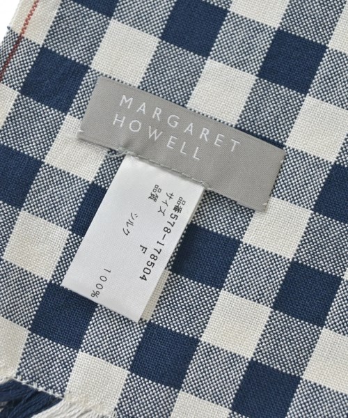 MARGARET HOWELL（マーガレットハウエル）ストール 紺 サイズ:F レディース/2200696289057