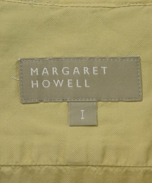 MARGARET HOWELL（マーガレットハウエル）カジュアルシャツ 黄 サイズ:1(S位) レディース/2200692475102