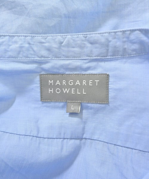 MARGARET HOWELL（マーガレットハウエル）カジュアルシャツ 青 サイズ:L メンズ/2200701401054