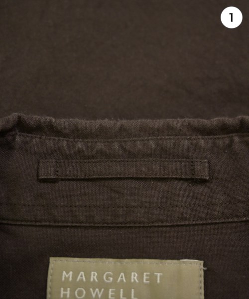 MARGARET HOWELL（マーガレットハウエル）カジュアルシャツ 茶 サイズ:M メンズ/2200654905029