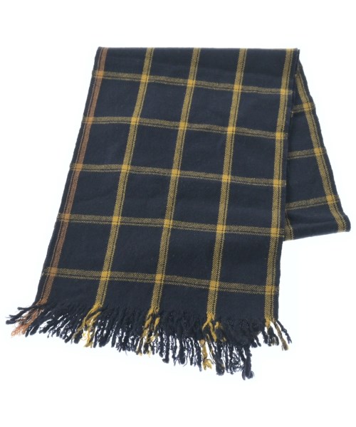 MARGARET HOWELL(マーガレットハウエル)マフラー 紺 サイズ:-/2200658048081