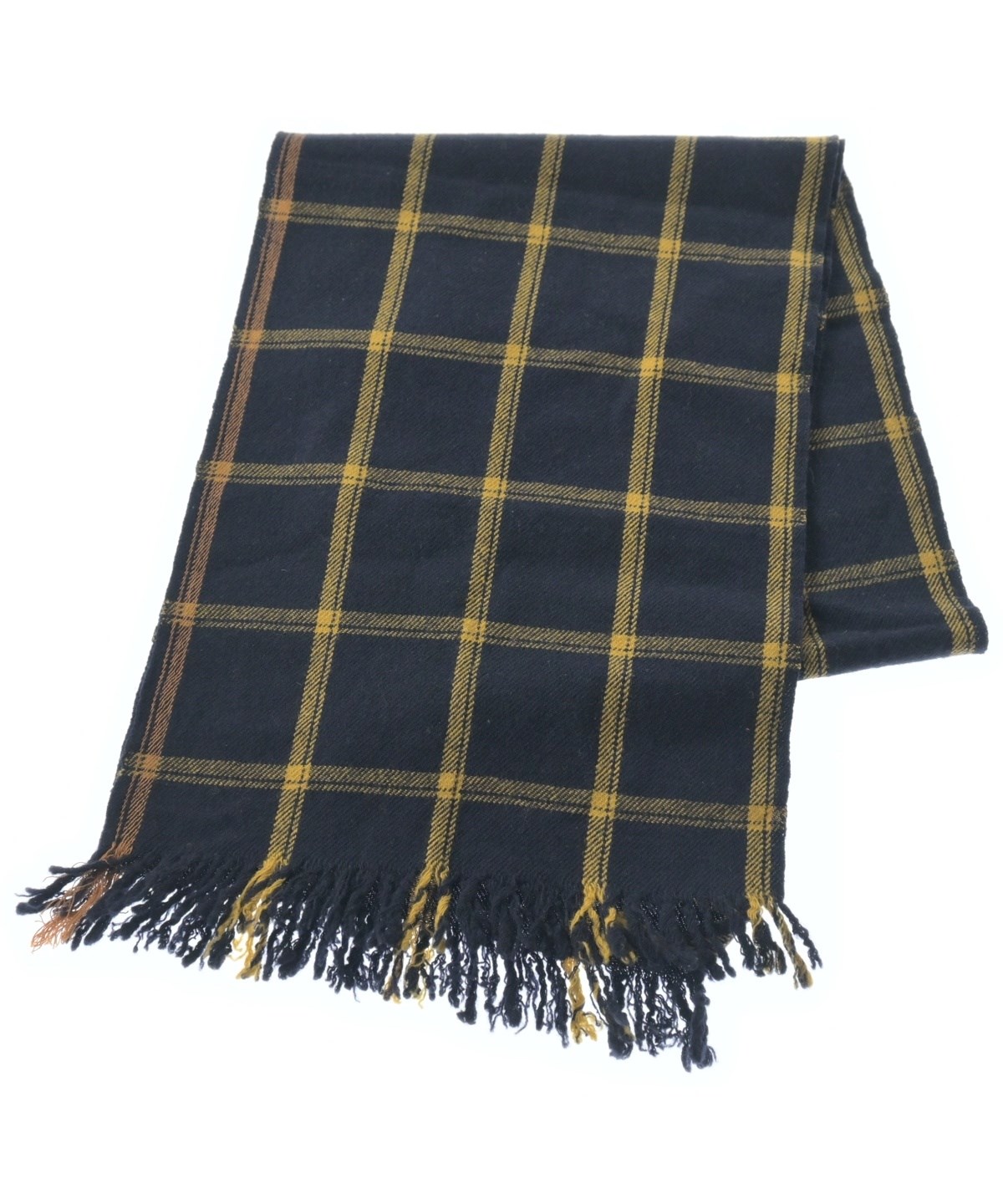 MARGARET HOWELL（マーガレットハウエル）マフラー 紺 サイズ