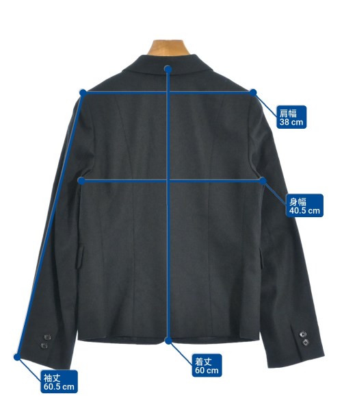 MARGARET HOWELL（マーガレットハウエル）テーラードジャケット 黒 サイズ:3(L位) レディース/2200659019028