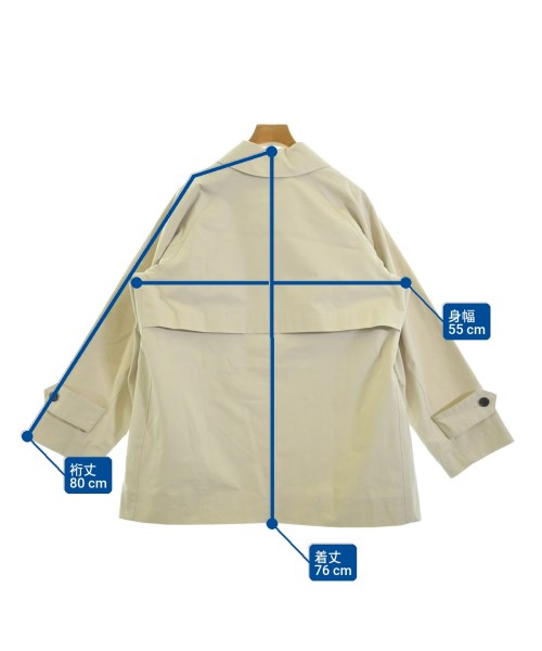 MARGARET HOWELL（マーガレットハウエル）ステンカラーコート 白 サイズ:2(M位) レディース/2200656717026