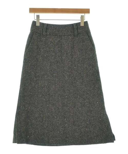 MARGARET HOWELL(マーガレットハウエル)ひざ丈スカート グレー サイズ:1(S位)/2200656131013