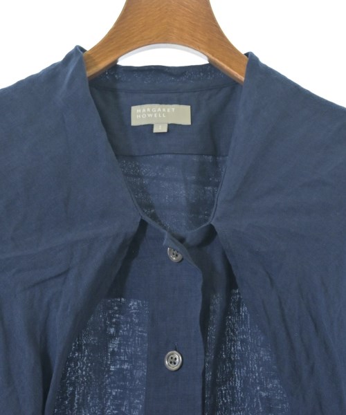 MARGARET HOWELL（マーガレットハウエル）ブラウス 紺 サイズ:1(S位) レディース/2200658095276