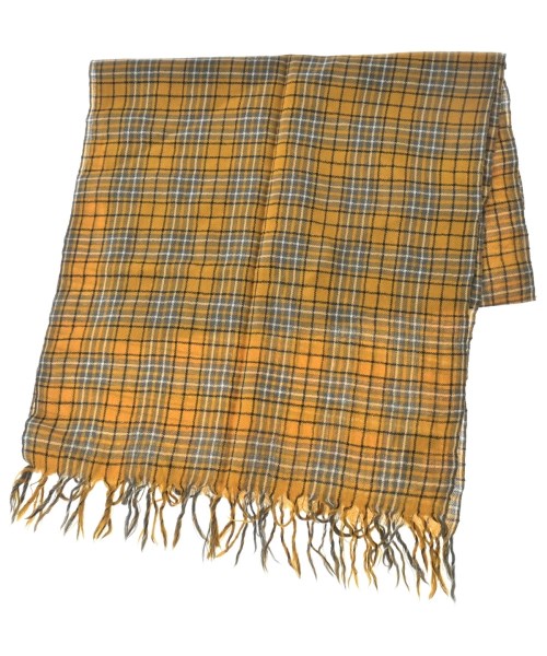 MARGARET HOWELL(マーガレットハウエル)マフラー 黄 サイズ:F/2200660297033