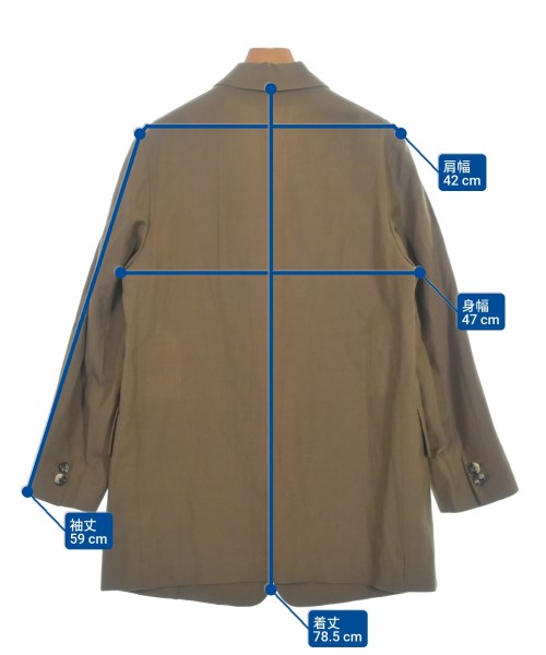 MARGARET HOWELL（マーガレットハウエル）カジュアルジャケット 茶 サイズ:1(S位) レディース/2200656212019