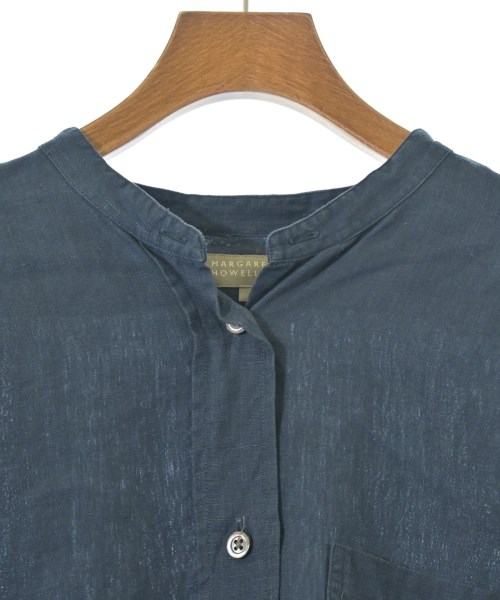 MARGARET HOWELL（マーガレットハウエル）ブラウス 紺 サイズ:1(S位) レディース/2200656212088