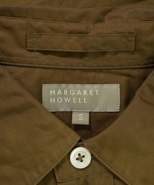 MARGARET HOWELL（マーガレットハウエル）カジュアルシャツ 茶 サイズ:S メンズ/2200656212125