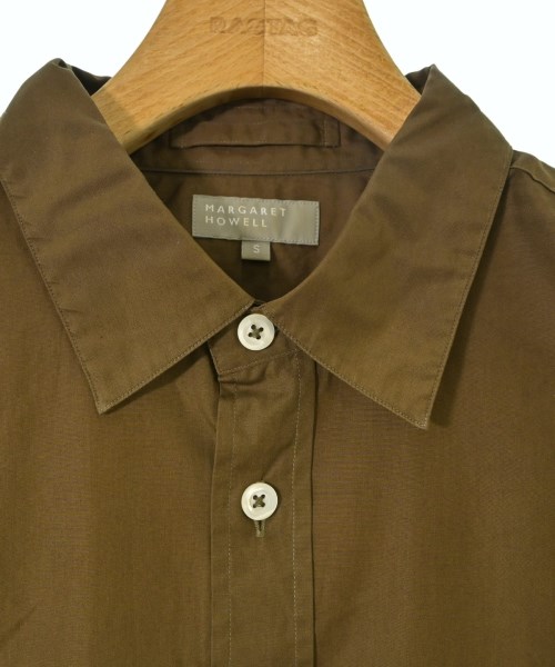MARGARET HOWELL（マーガレットハウエル）カジュアルシャツ 茶 サイズ:S メンズ/2200656212125