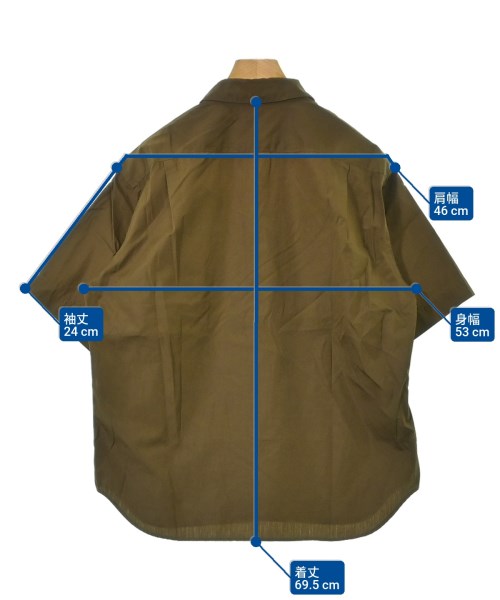 MARGARET HOWELL（マーガレットハウエル）カジュアルシャツ 茶 サイズ:S メンズ/2200656212125