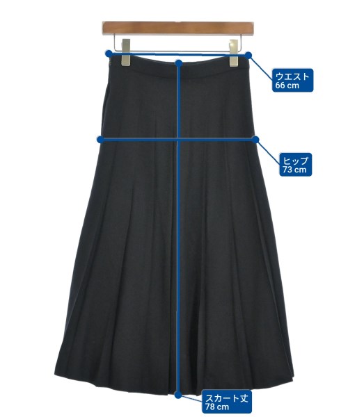 MARGARET HOWELL（マーガレットハウエル）ロング・マキシ丈スカート 黒 サイズ:1(S位) レディース/2200661179048