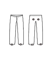 MARGARET HOWELL（マーガレットハウエル）デニムパンツ 紺 サイズ:26(M位) レディース/2200661179178