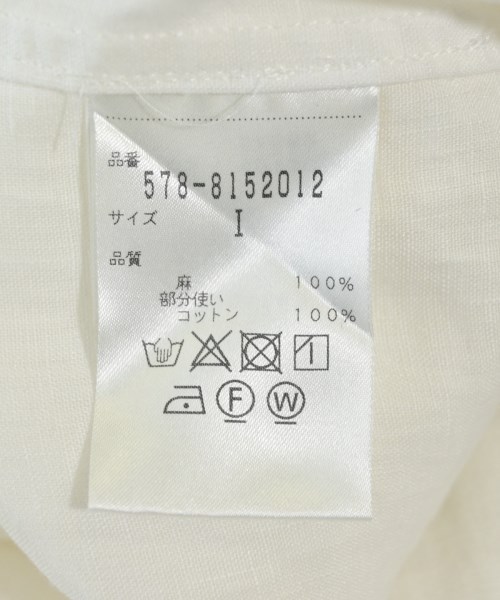 MARGARET HOWELL（マーガレットハウエル）ブラウス 白 サイズ:1(S位) レディース/2200708992081