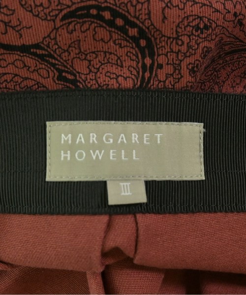 MARGARET HOWELL（マーガレットハウエル）ロング・マキシ丈スカート 赤 サイズ:3(L位) レディース/2200711213043