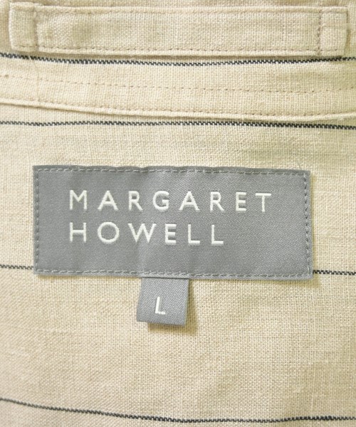 MARGARET HOWELL（マーガレットハウエル）カジュアルシャツ ベージュ サイズ:L メンズ/2200715422045