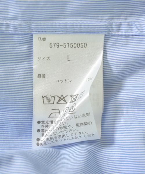 MARGARET HOWELL（マーガレットハウエル）カジュアルシャツ 青 サイズ:L メンズ/2200715422052