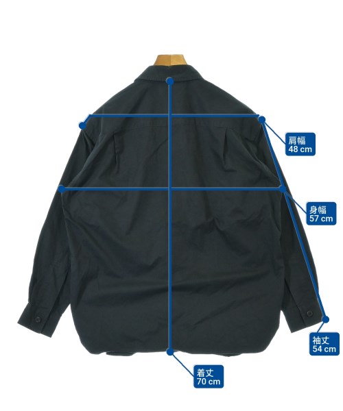 MARGARET HOWELL（マーガレットハウエル）カジュアルシャツ 黒 サイズ:S メンズ/2200644985017