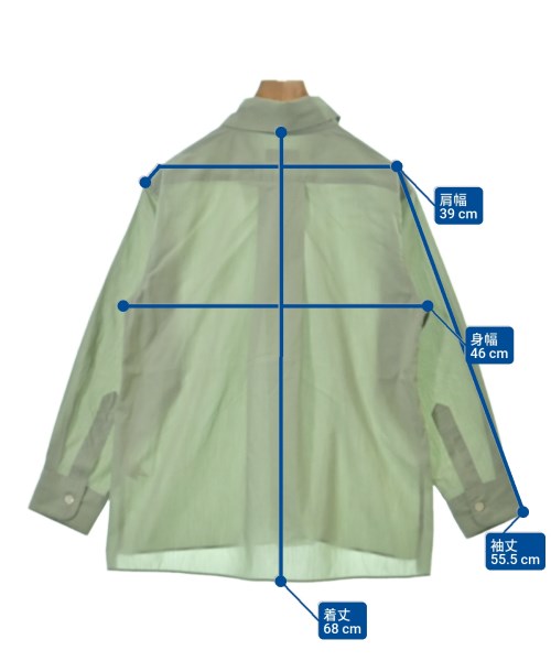 MARGARET HOWELL（マーガレットハウエル）カジュアルシャツ 緑 サイズ:1(S位) レディース/2200631250050