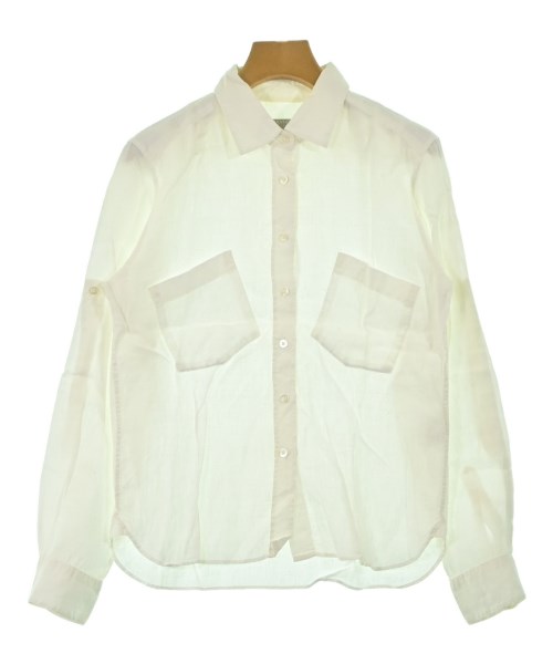 MARGARET HOWELL ホワイト 長袖シャツ サイズ1 MARGARET HOWELL（マーガレットハウエル）カジュアルシャツ 白 サイズ