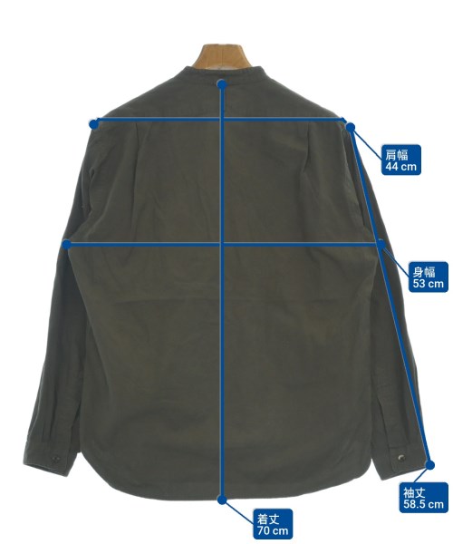 MARGARET HOWELL（マーガレットハウエル）カジュアルシャツ カーキ サイズ:M メンズ/2200645407044