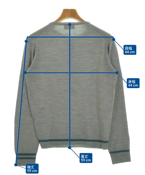 MARGARET HOWELL（マーガレットハウエル）ニット・セーター グレー サイズ:M メンズ/2200645672039