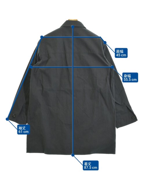 MARGARET HOWELL（マーガレットハウエル）ステンカラーコート 紺 サイズ:M メンズ/2200645691016