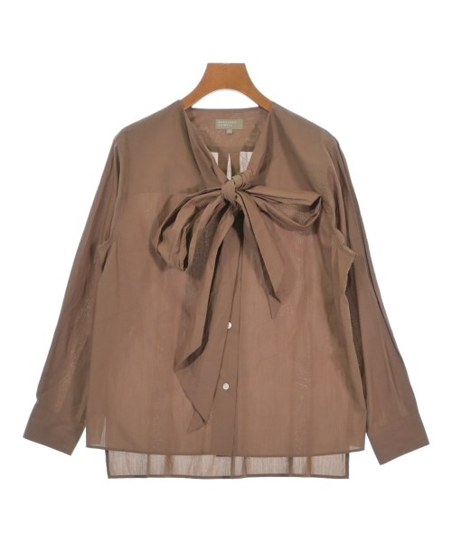 MARGARET HOWELL(マーガレットハウエル)カジュアルシャツ 茶 サイズ:1(S位)/2200635030061