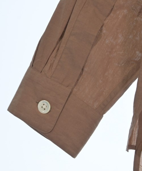 MARGARET HOWELL（マーガレットハウエル）カジュアルシャツ 茶 サイズ:1(S位) レディース/2200635030061