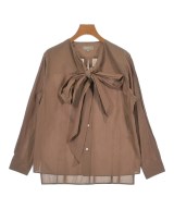 MARGARET HOWELL（マーガレットハウエル）カジュアルシャツ 茶 サイズ:1(S位) レディース/2200635030061